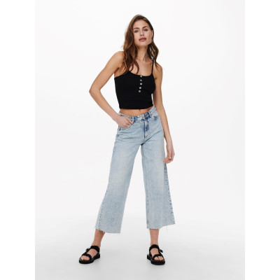 Tílko Nessa s knoflíky - černé 